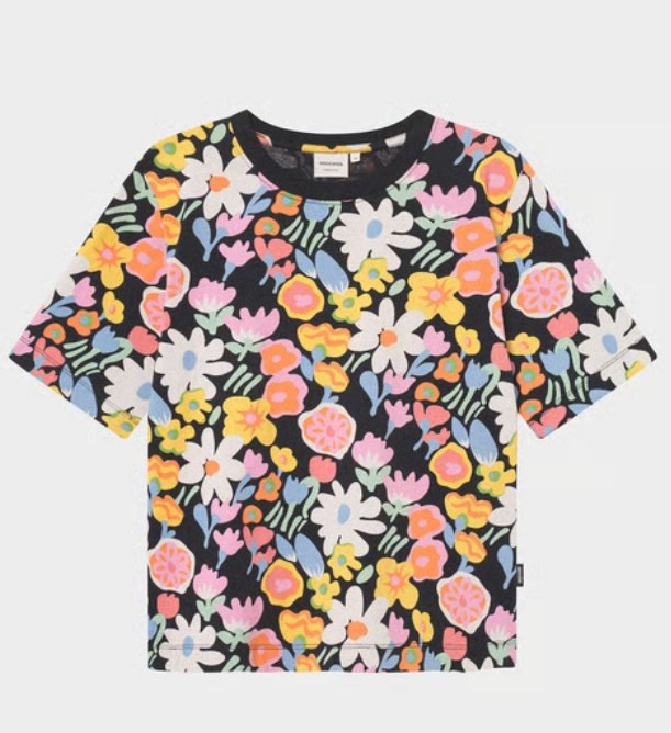 Dedicated Dedicated T-Shirt Vadstena Meadow Flowers Big Multi Color