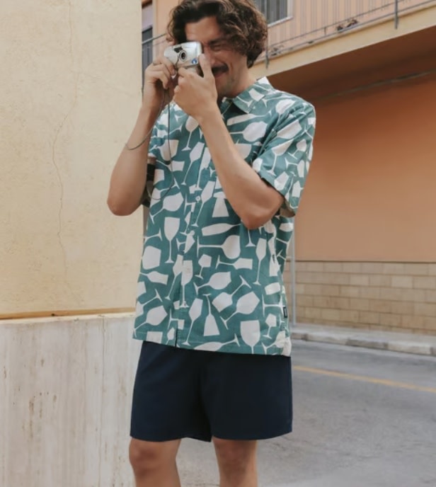 Dedicated Dedicated Shirt Brantevik Wine Cups Mediterranea Green