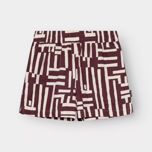 Dedicated Dedicated Shorts Aspudden Lines & Sticks Fig Red