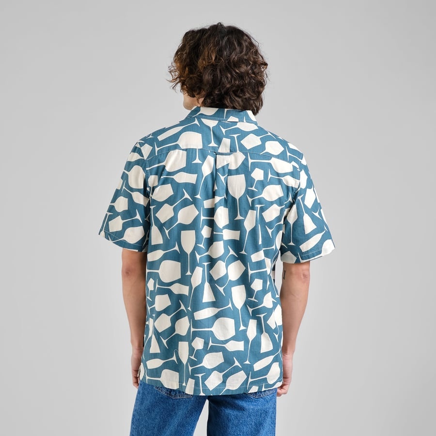 Dedicated Dedicated Shirt Brantevik Wine Cups Mediterranea Green