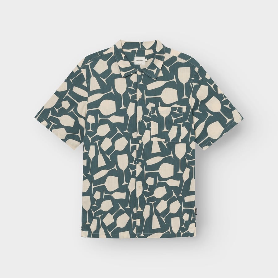 Dedicated Dedicated Shirt Brantevik Wine Cups Mediterranea Green