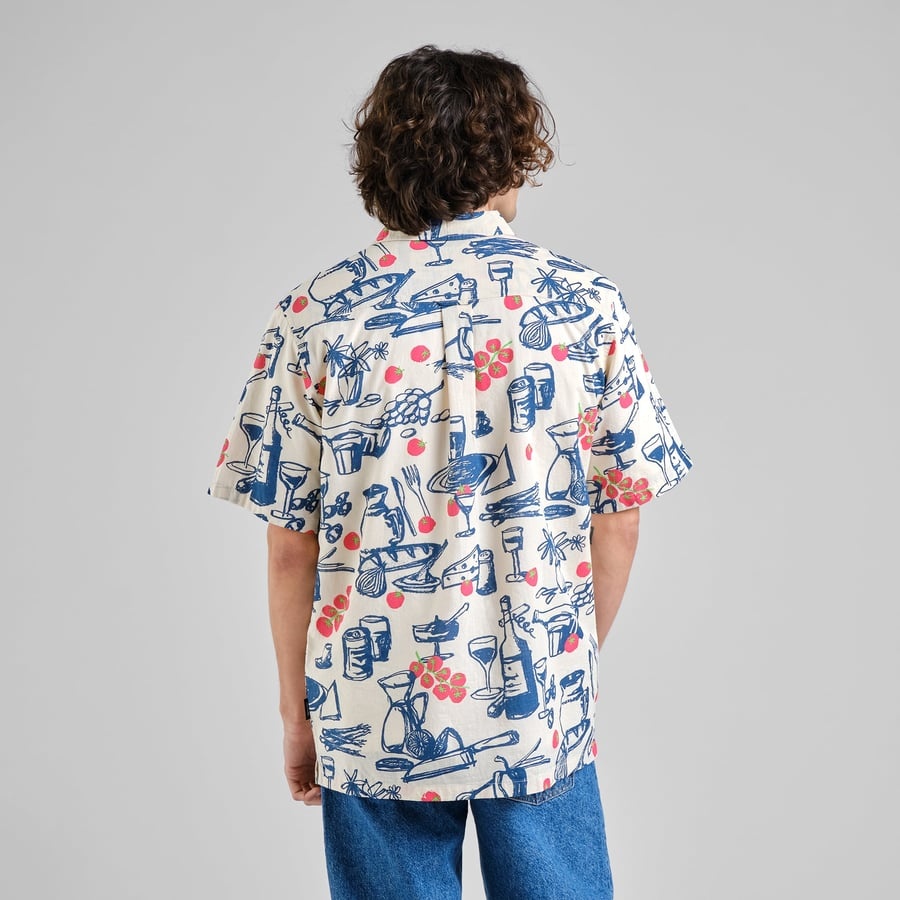 Dedicated Dedicated Shirt Brantevik Dinner Time Blue