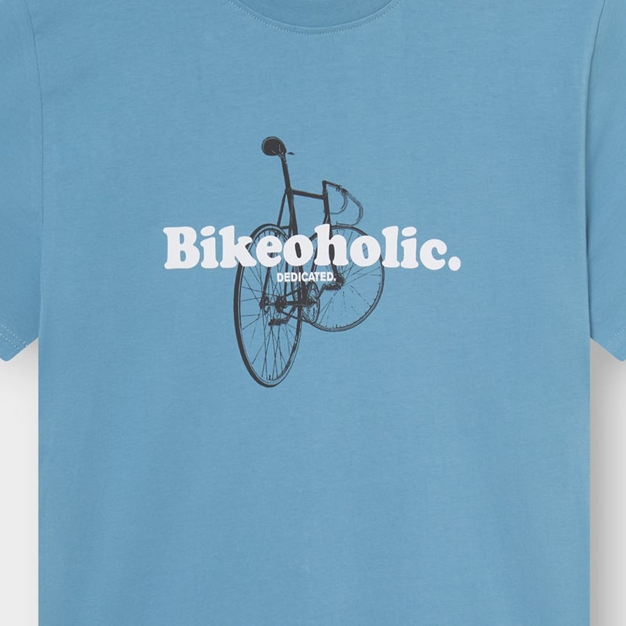 Dedicated Dedicated T-Shirt Stockholm Bikeoholic Niagara Blue