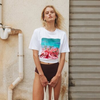 Dedicated T-Shirt Vadstena Deck Chairs Wit