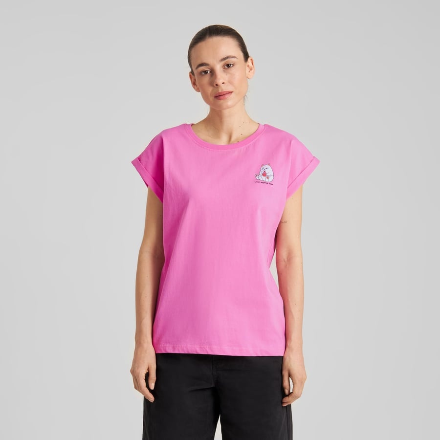 Dedicated Dedicated T-Shirt Visby Best Lives Moonlite Pink