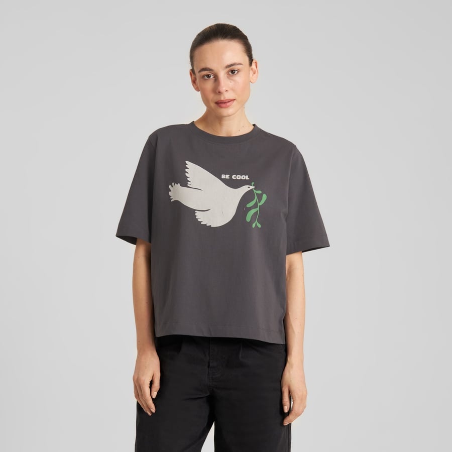 Dedicated Dedicated T-Shirt Vadstena Be Cool Charcoal