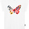 Dedicated Dedicated T-Shirt Visby Painted Butterfly White