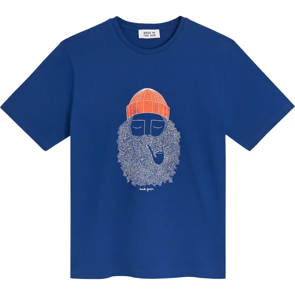Bask in the Sun Bask In The Sun Cobalt Smoking Pipe Tee