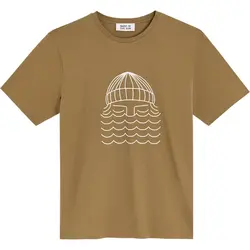 Bask in the Sun Olive To The Sea Tee