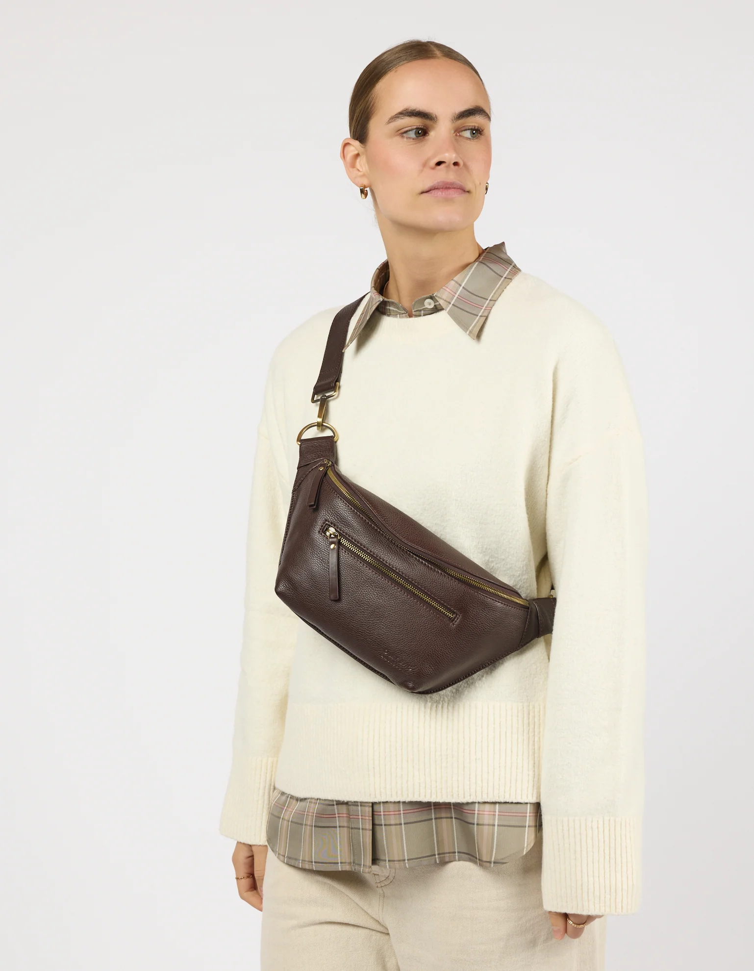 O My Bag O My Bag Drew Bumbag Soft Grain Leather