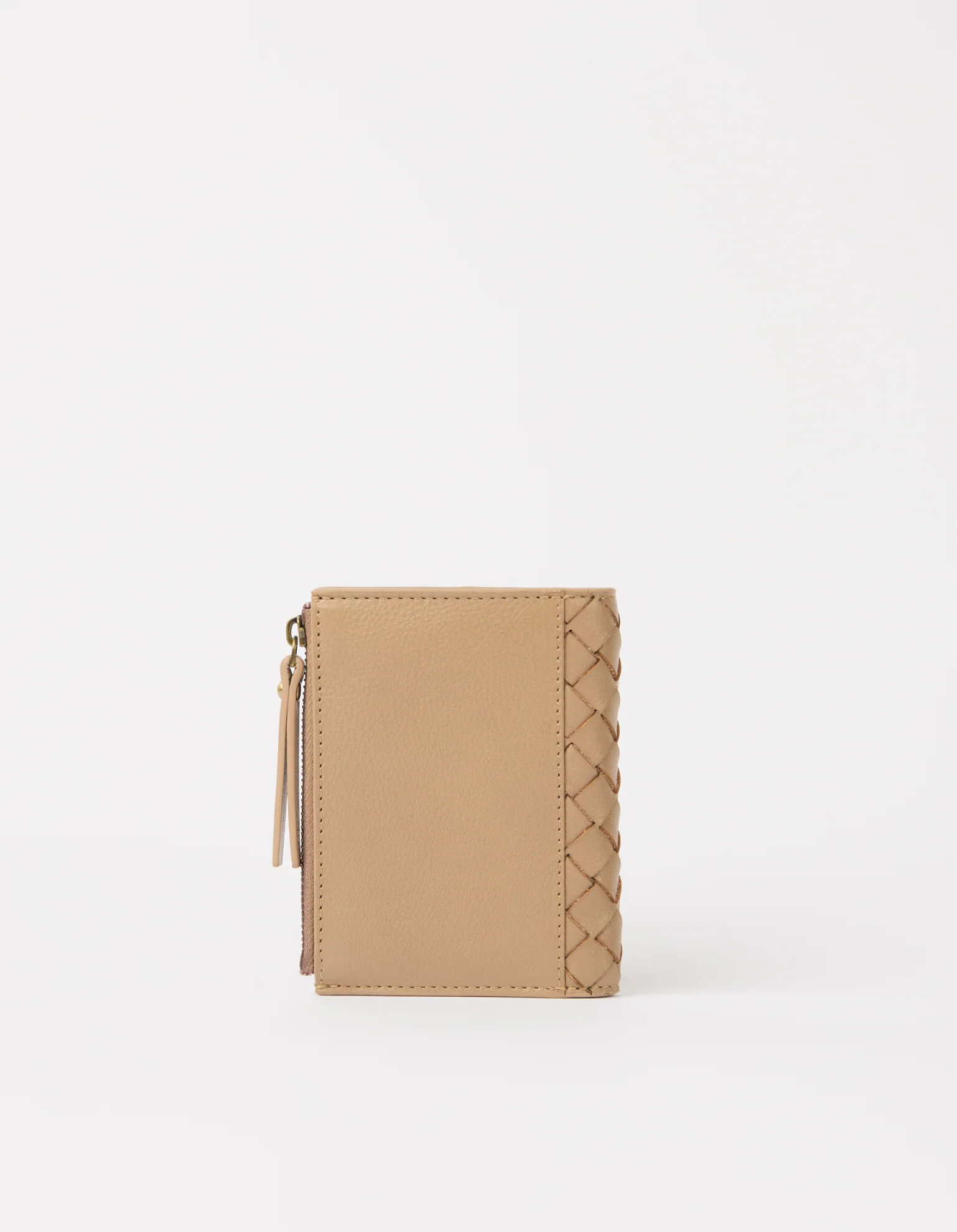 O My Bag O My Bag Jamie Portemonnee Woven Sand Woven Soft Grain Leather