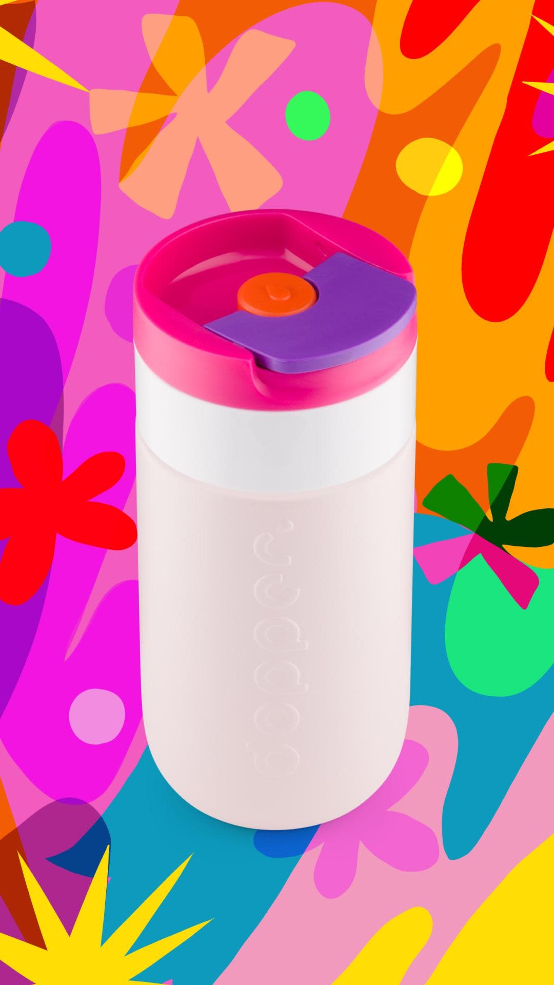 Dopper Dopper Travel Mug 300ml Berry Pink
