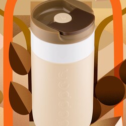 Dopper Travel Mug 300ml Earthy Brown