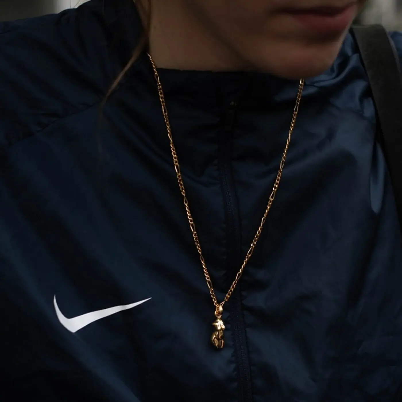 T.I.T.S. TITS Figaro Chain Necklace Gold