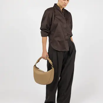 O My Bag Leo Maxi Tas incl. Twisted Handle Soft Grain Leather