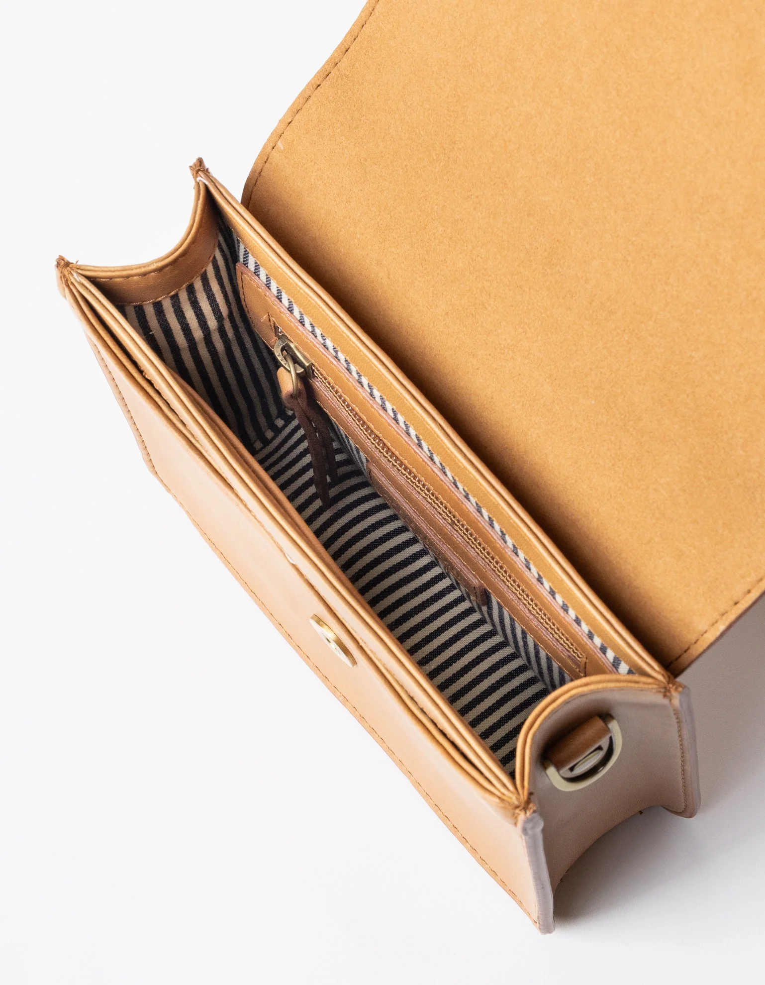 O My Bag O My Bag Audrey Mini Tas Vegan Uppeal Cognac