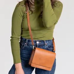 O My Bag Audrey Mini Bag Cognac Vegan Uppeal