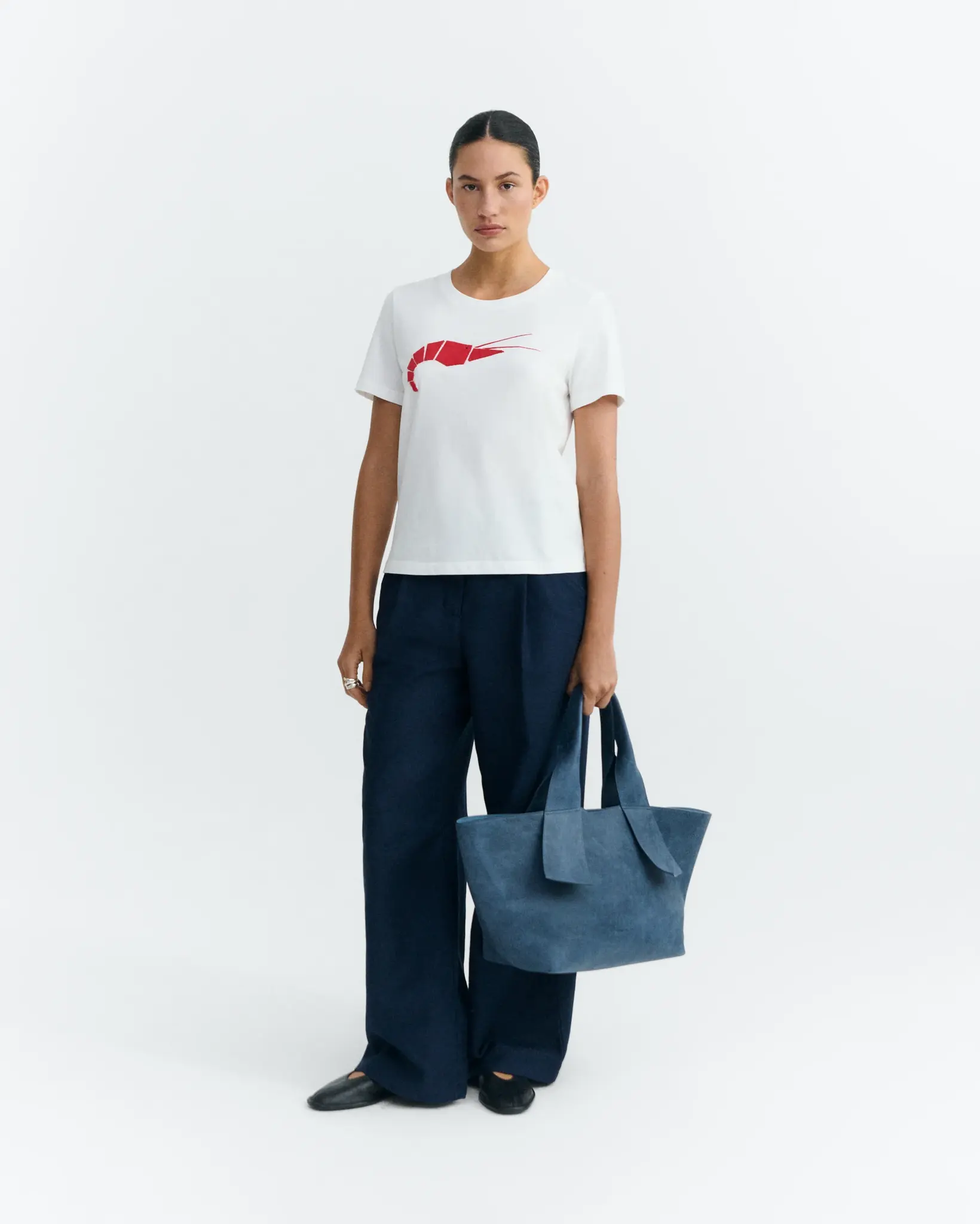 Thinking Mu Thinking Mu Origami Ida Tee White