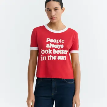 Thinking Mu People Red Zowie R Tee Red
