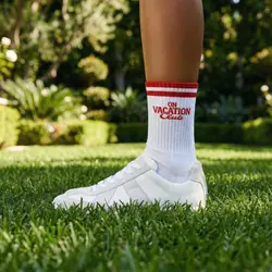 On Vacation Aperitif Socks White 39-42