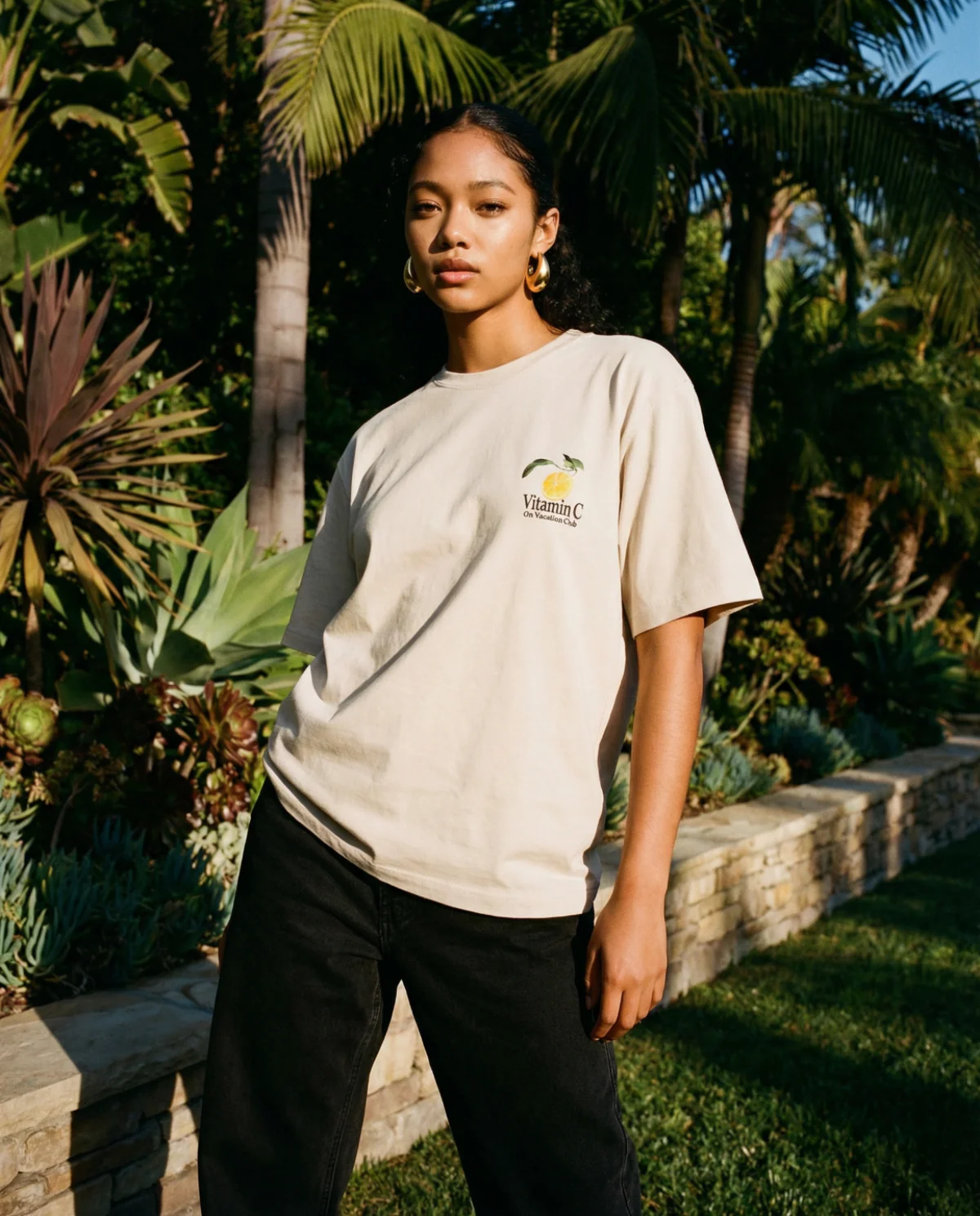 On Vacation On Vacation Vitamin C T-Shirt Beige