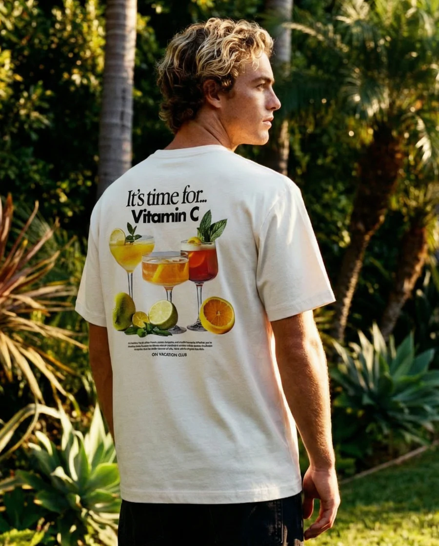 On Vacation On Vacation Vitamin C T-Shirt Beige
