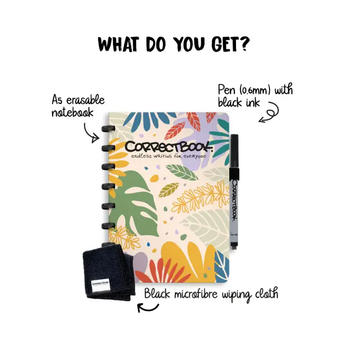 Correctbook CorrectBook Notitieboek Botanical Beauty A5