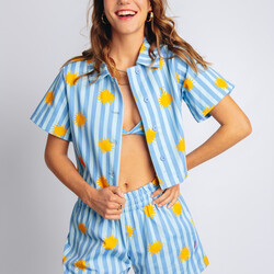 Ellastiek Cropped Blouse Daan