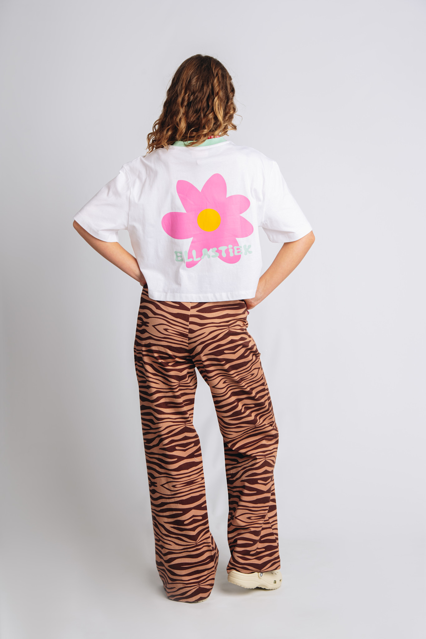 Ellastiek Ellastiek Cropped T-shirt Sophie