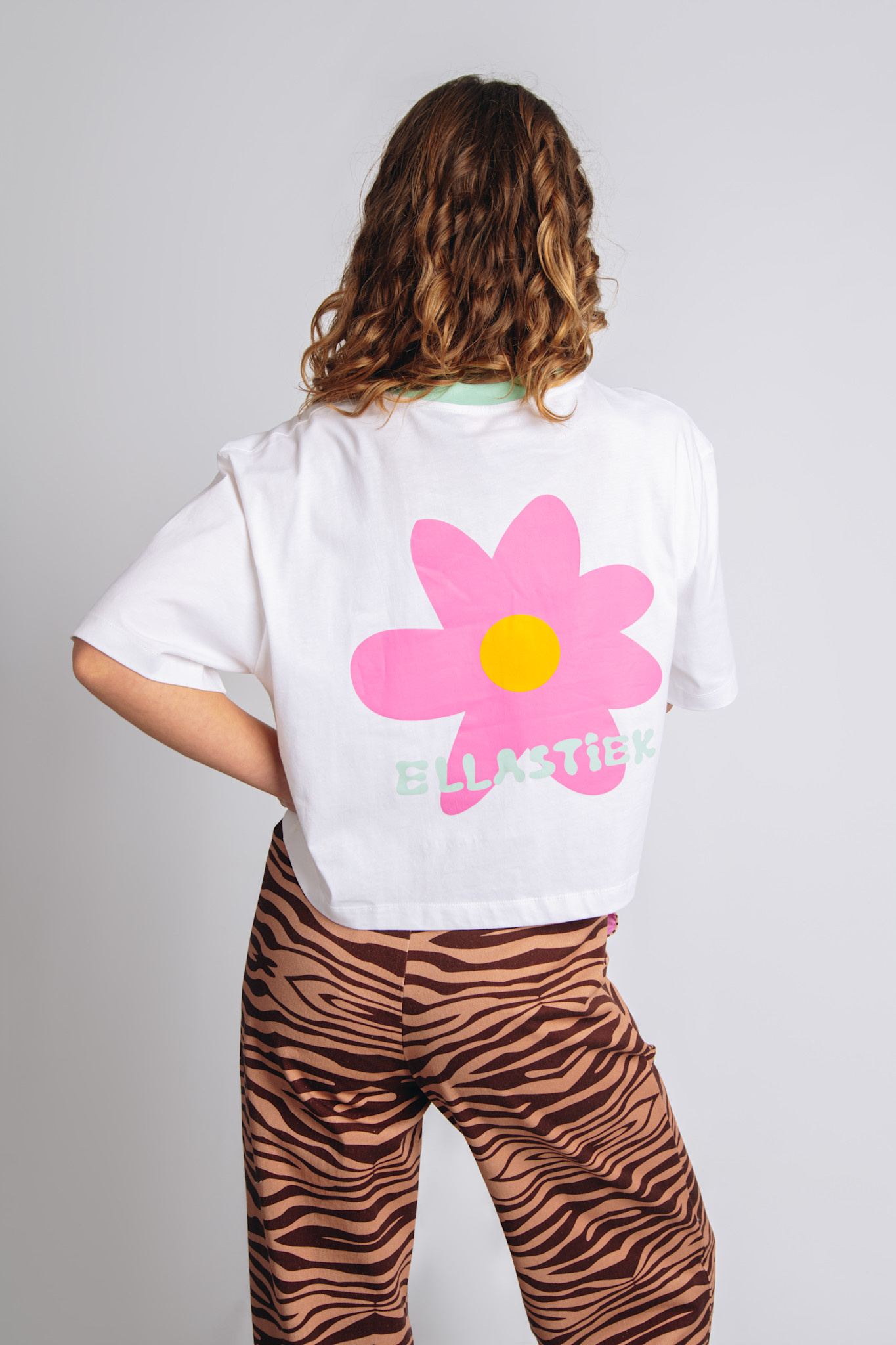 Ellastiek Ellastiek Cropped T-shirt Sophie