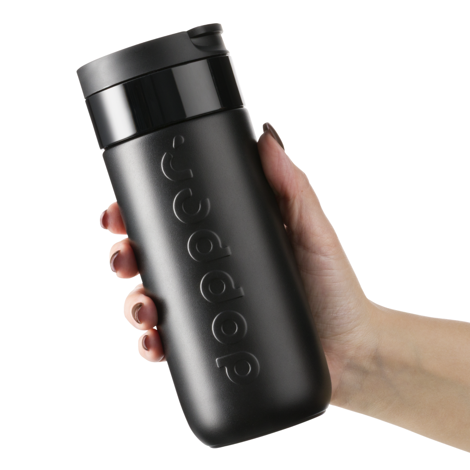 Dopper Dopper Travel Mug 400ml Blazing Black