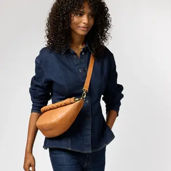 O My Bag Leo Midi Tas (Twisted Handle) Soft Grain Leather