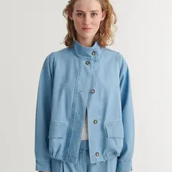 Basic Apparel Cody Jacket - Light Wash