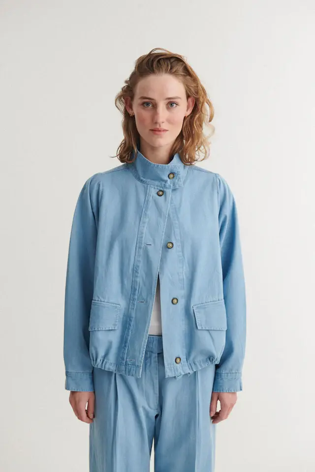 Basic Apparel Basic Apparel Cody Jacket - Light Wash