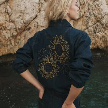 Dedicated Jacket Sunna Denim Dark Blue
