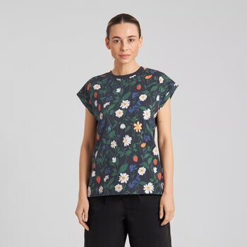Dedicated T-shirt Visby Strawberry Field Black