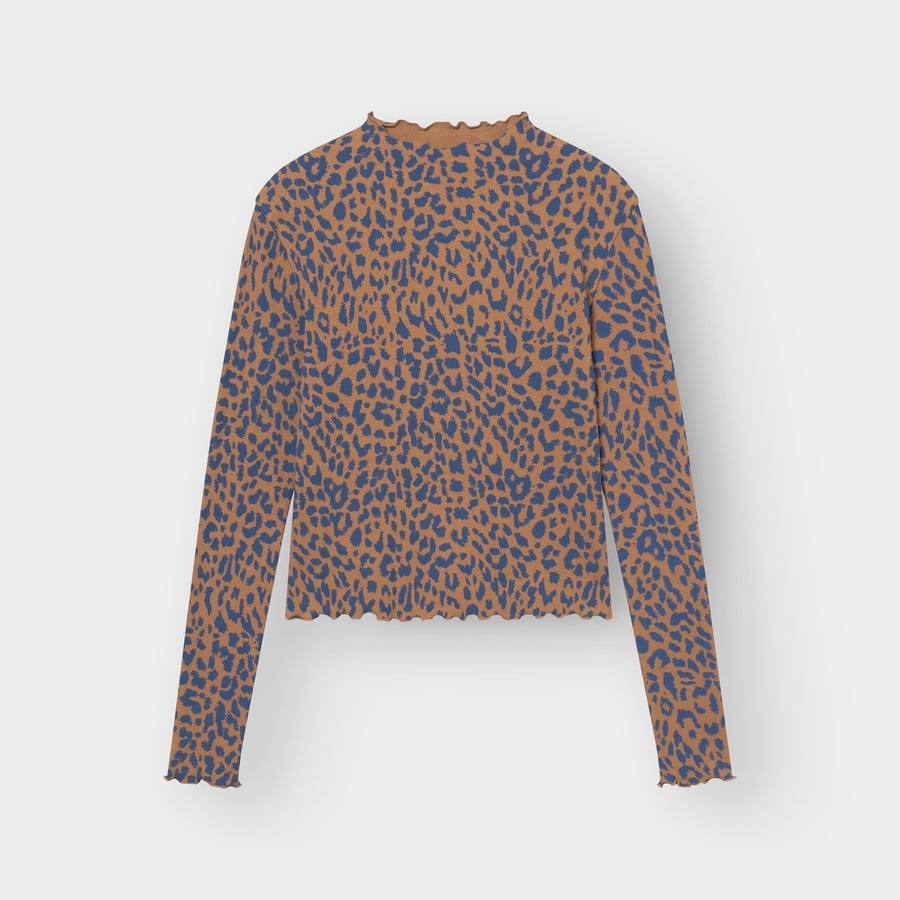 Dedicated Dedicated Rib Top Ryd Leopard Light Brown