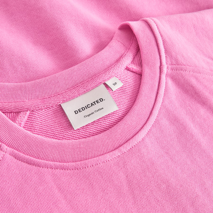 Dedicated Dedicated Sweatshirt Ystad Base Moonlite Pink