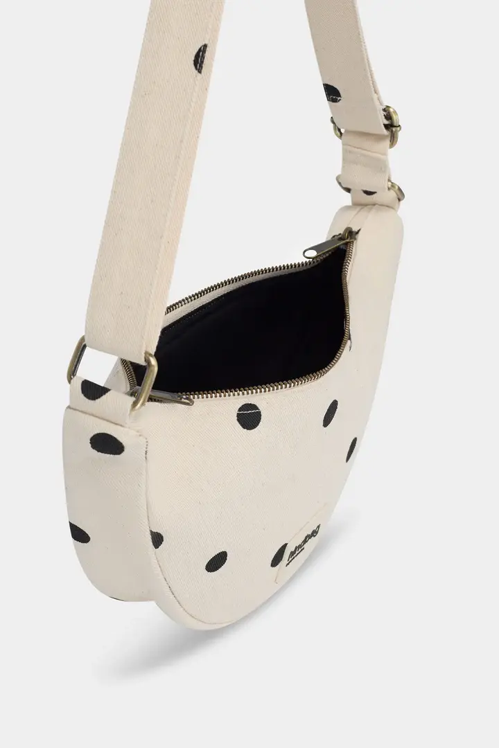 Hindbag Hindbag Olivia Ecru Polka Dot Fanny pack