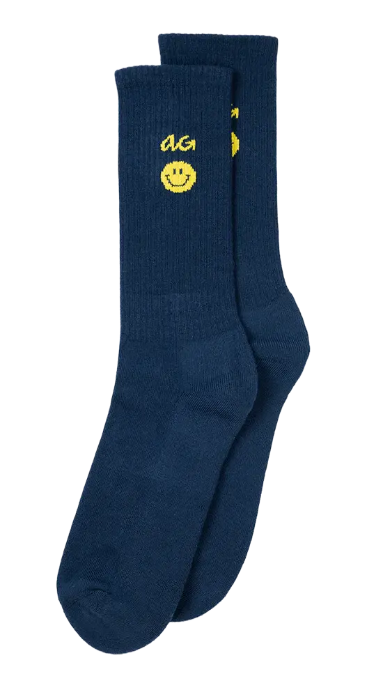 Alfredo Gonzales Alfredo Gonzales Athletic Icon Smiley Navy Sokken