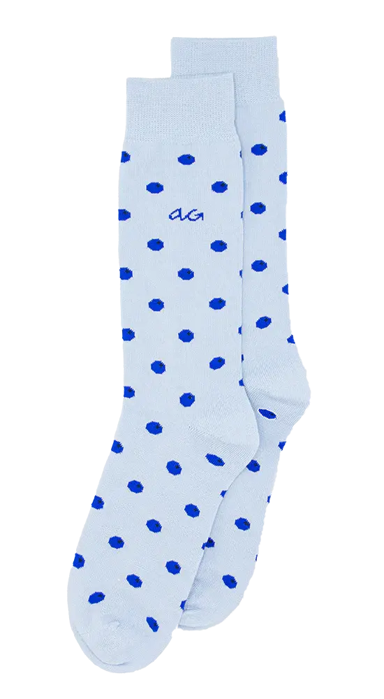 Alfredo Gonzales Alfredo Gonzales Blueberries Light Blue Sokken
