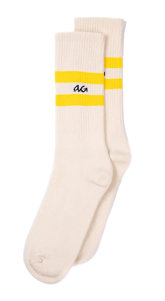 Alfredo Gonzales Alfredo Gonzales Sportsokken Stripes Yellow