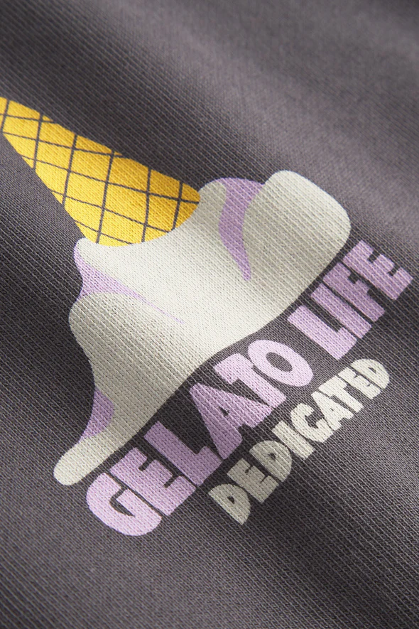 Dedicated Dedicated Sweatshirt Malmoe Gelato Life Charcoal