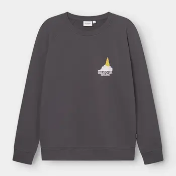 Dedicated Sweatshirt Malmoe Gelato Life Charcoal