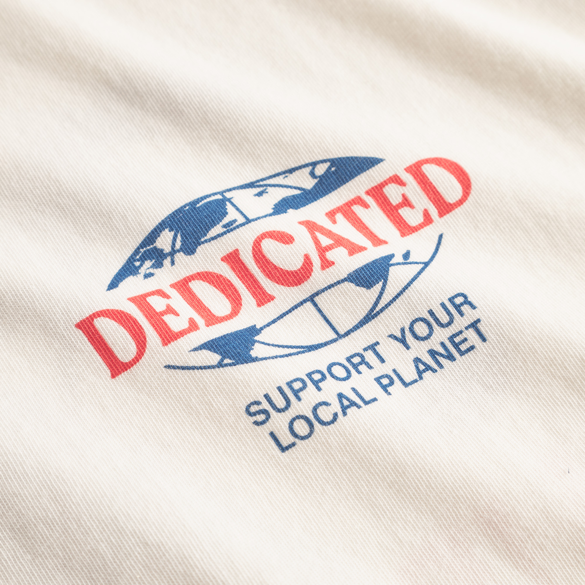 Dedicated Dedicated T-shirt  Stockholm Support Seed Off-white