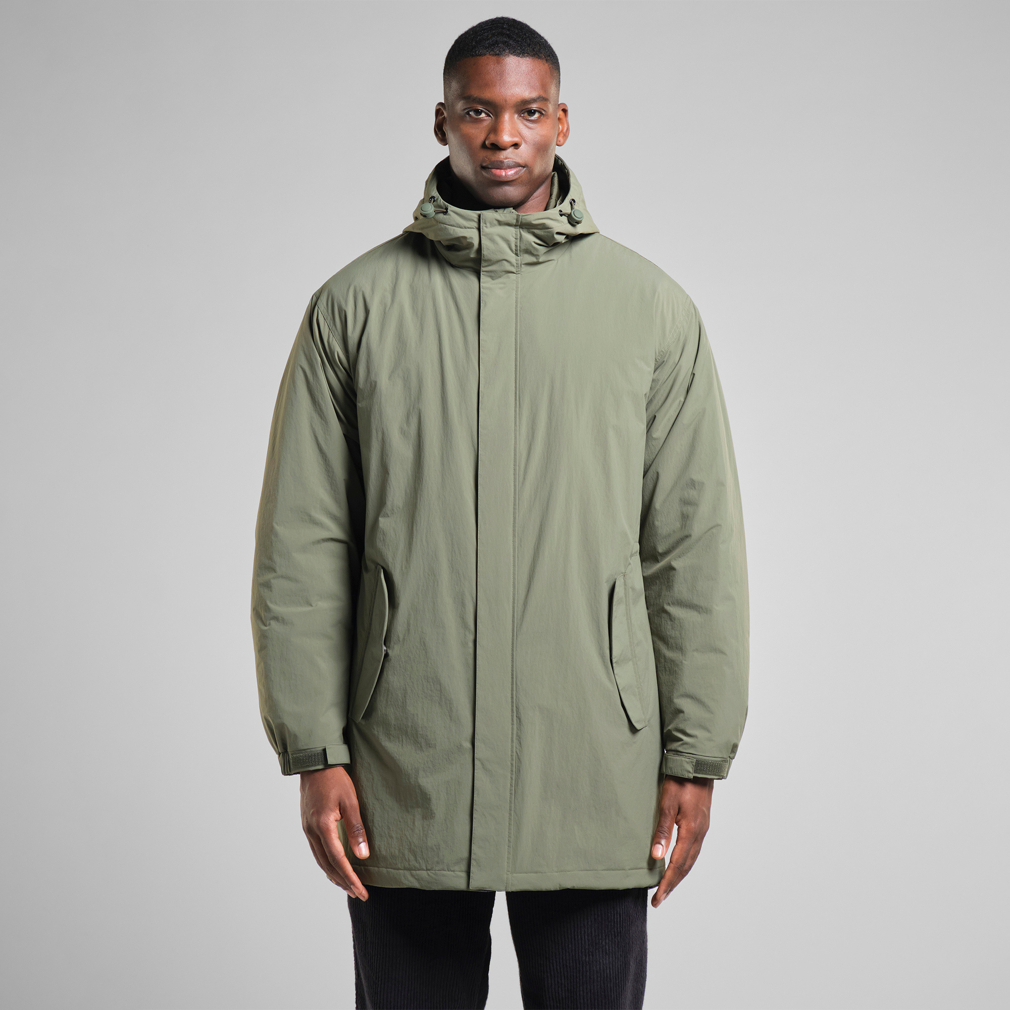 Dedicated Dedicated Parka Jacket Luvos Leaf Green