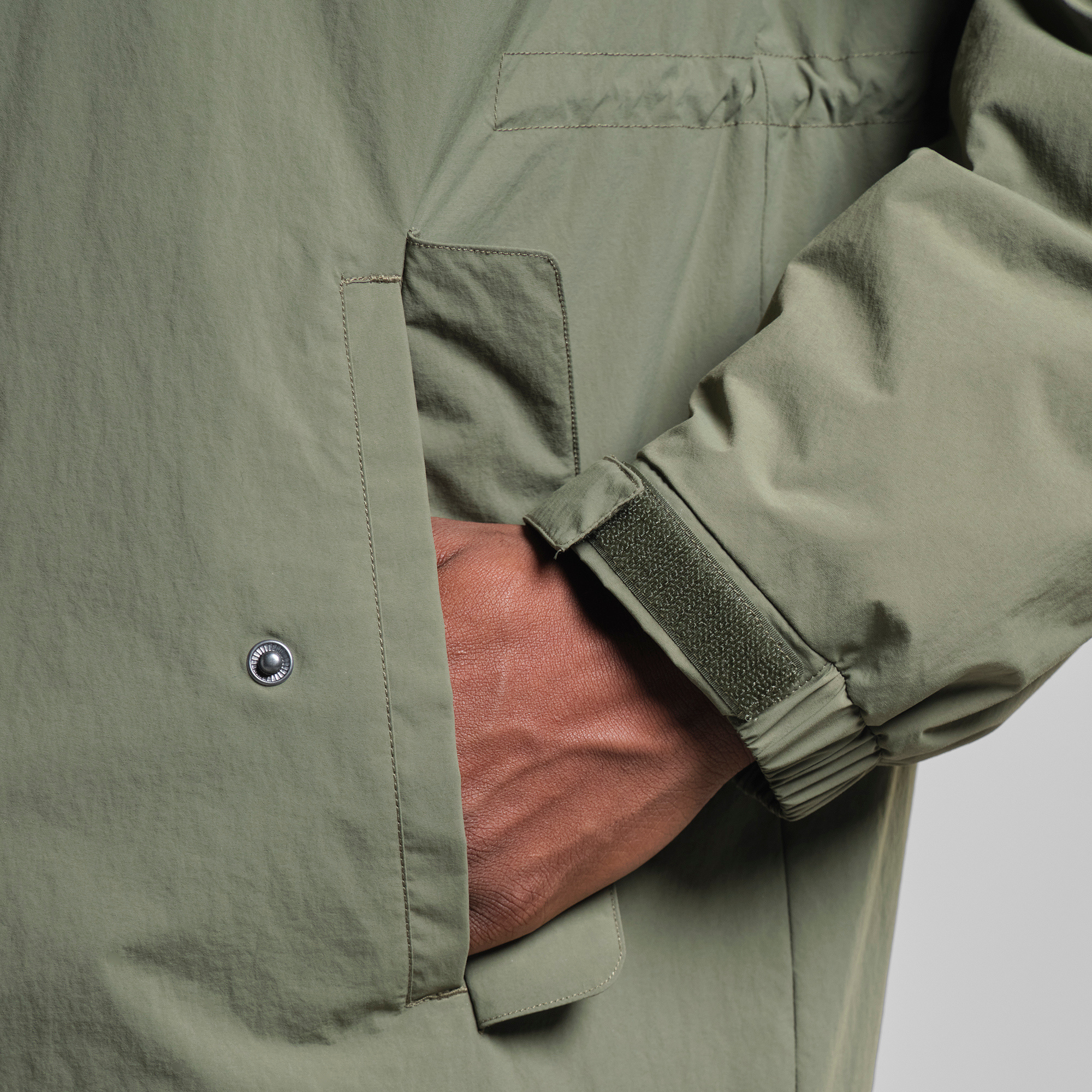 Dedicated Dedicated Parka Jacket Luvos Leaf Green
