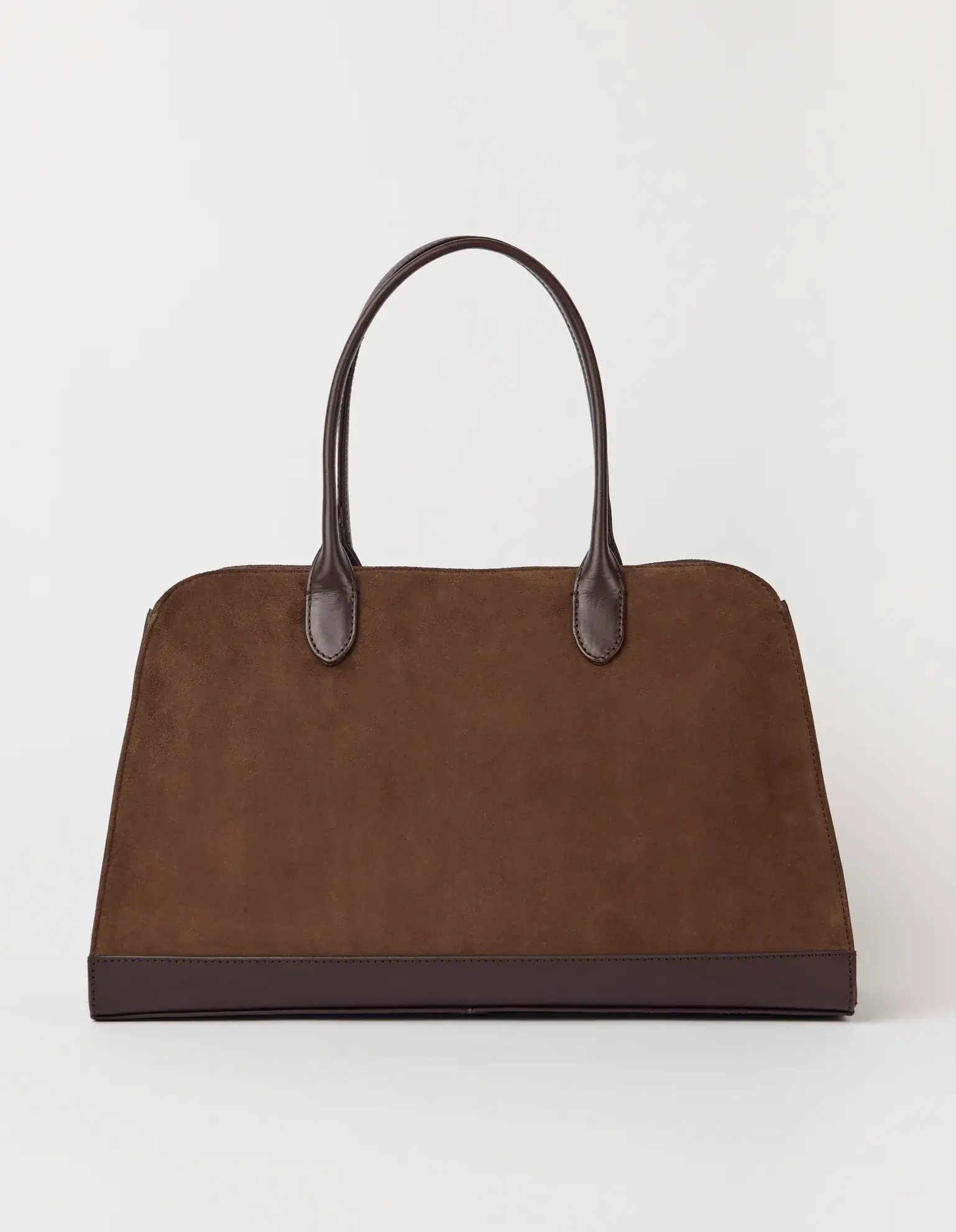 O My Bag O My Bag Alma Tas Chocolate Suede With Classic Leather