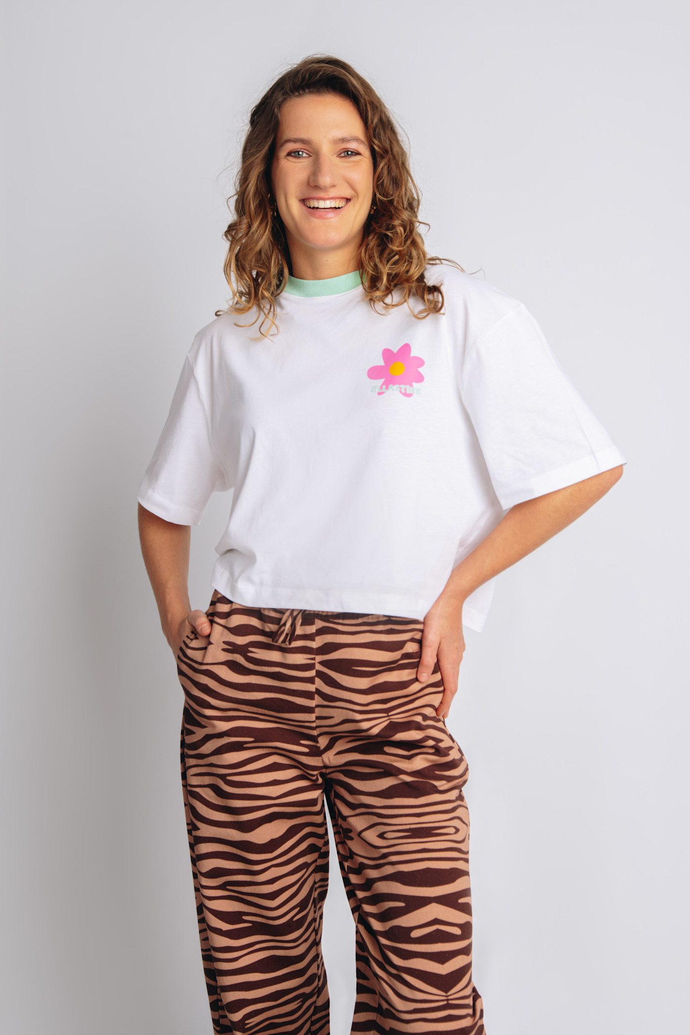 Ellastiek Ellastiek Cropped T-shirt Sophie