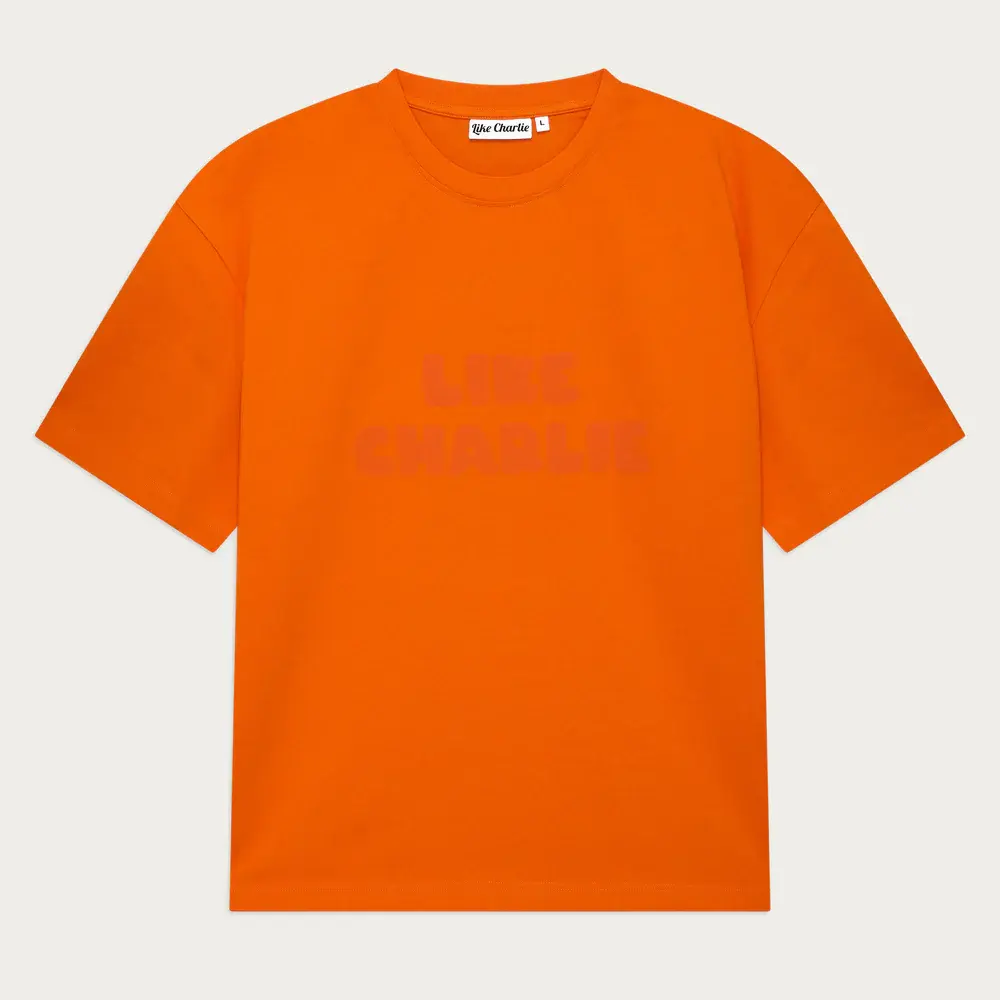 Like Charlie Like Charlie  Perfect 10 T-shirt Oranje
